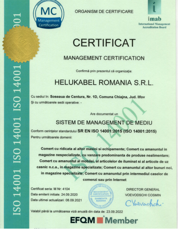 HELUKABEL ROMANIA 14001